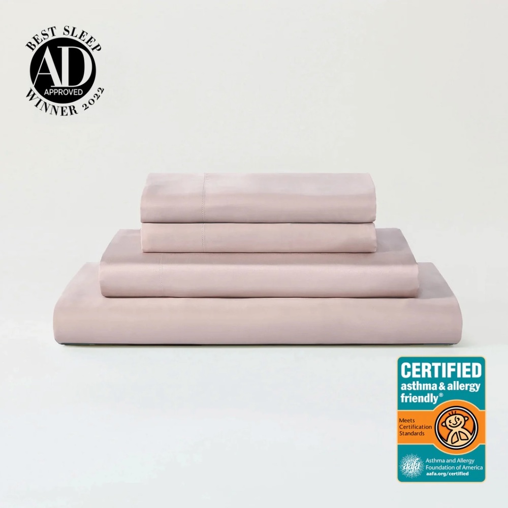 Eucalyptus Blush Sheet Set (Queen size)/no flat sheet
